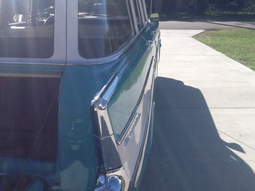1957 chevy 210 wagon  mid west car ,rust free,great driver, image 9
