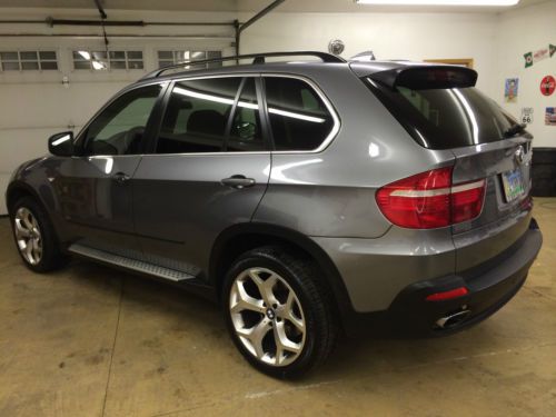 2008 bmw x5 - 4.8l   space gray metallic/black interior