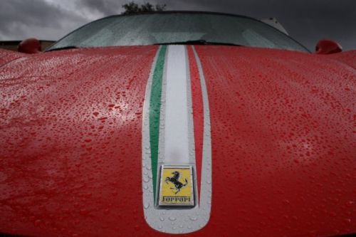 2003 ferrari 360 spider 3 pedal rossa corsa / cuoio