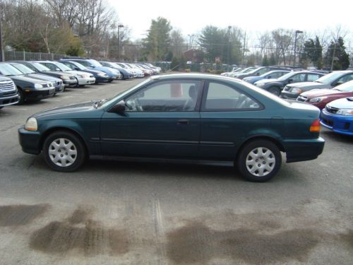 1998 honda civic dx coupe 1 owner super low miles new car trade wholesale