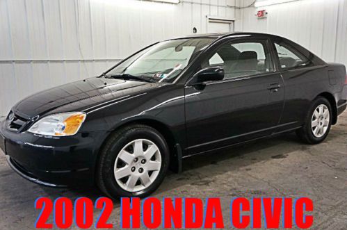 2002 honda civic ex one owner gas saver lots of fun sporty nice wow!