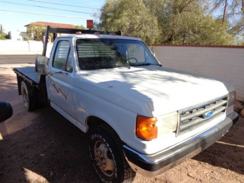 1991 ford f-350 dully flat bed &#034;only 51,726 miles&#034;