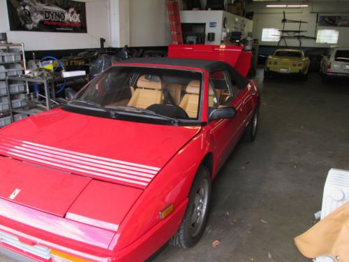 1990 ferrari mondial t cabriolet 4 seater family car kid hauler