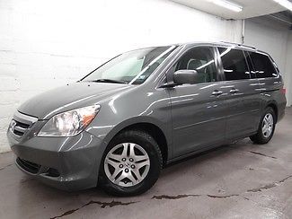 2007 honda odyssey ex-l leather sunroof tv/dvd 1-owner clean carfax we finance!!