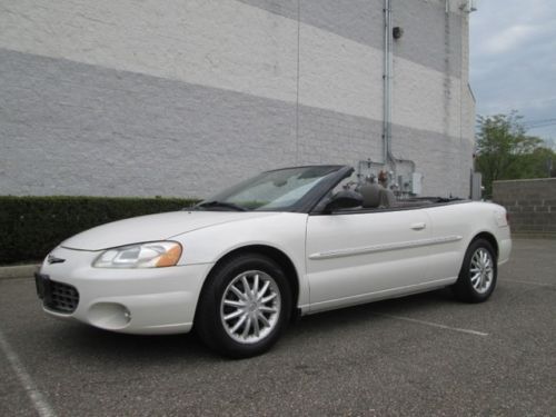 Leather interior low miles white convertible