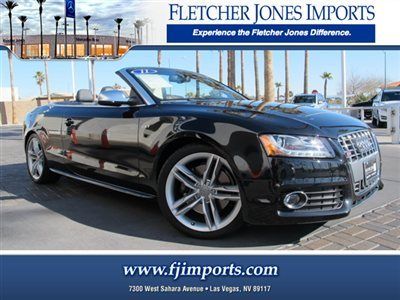 ****2011 audi s5 quattro prestige convertible with only 20,465 miles****