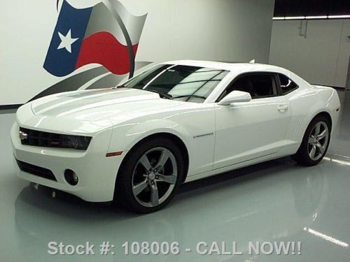 2012 chevy camaro lt rs auto leather sunroof 20&#039;s 40k texas direct auto
