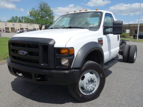 2008 ford f-550  6.4l diesel dually 4wd chassis free autocheck no reserve