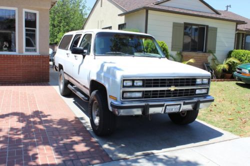 1991 chevrolet v2500 suburban silverado sport utility 4-door 5.7l