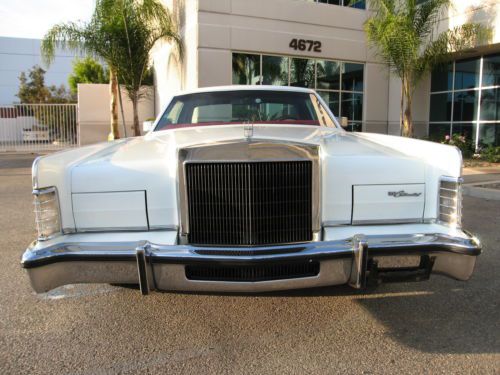 Lincoln town coupe cartier edition beautiful collector car california rust free@