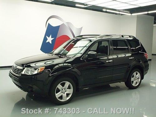 2009 subaru forester 2.5 x ltd awd sunroof leather 39k texas direct auto