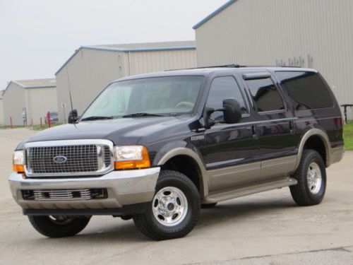 00 excursion limited 7.3l powerstroke turbo diesel 4x4 carfax new tires &amp; tranny