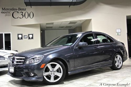 2010 mercedes benz c300 4matic sport &amp; premium pkg loaded one owner wow!$$