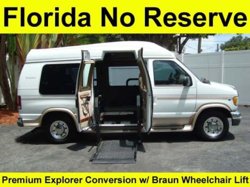 No reserve hi bid wins 2owner braun handicap wheelchair lift explorer conversion