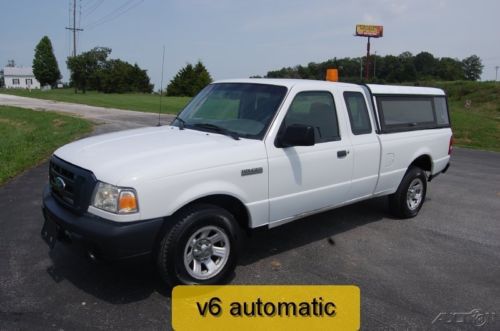 2008 xl used 3l v6  automatic pickup truck campershell xcab white utility work