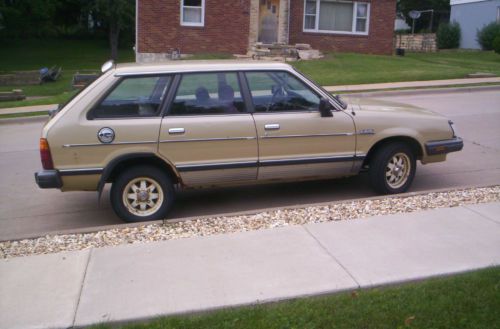 Classic 1984 subaru 5 door gl wagon. 4 wheel drive