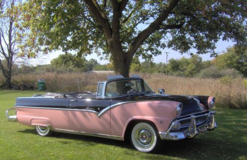 1955 ford fairlane sunliner convertible no reserve