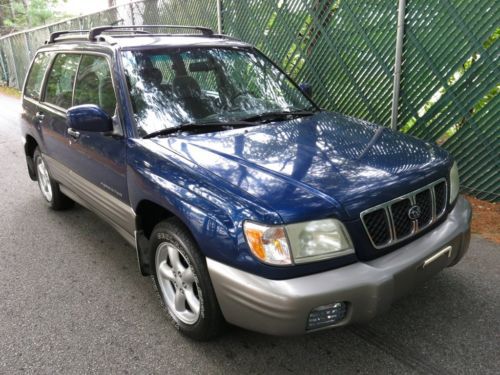 2002 subaru forester low mileage one owner 5 speed manual awd immaculate no res