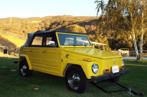 No reserve...moutains, beach or open roads fun all the time in your vw thing