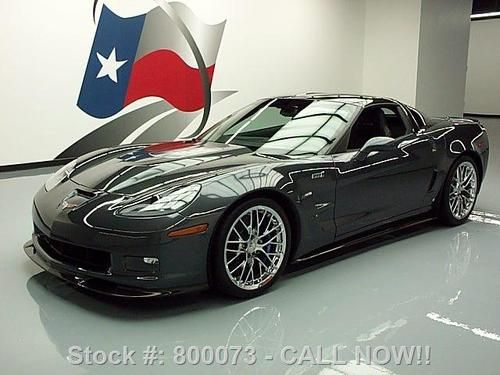 2009 chevy corvette zr1 supercharged nav only 348 miles texas direct auto