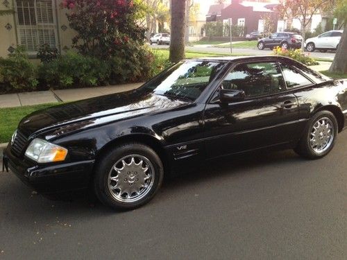 1998 mercedes-benz sl600 6.0l - one ca owner - 17,700 miles - collector