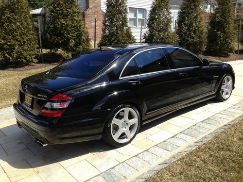 2007 mercedes s65 amg 1 owner black/black sedan 70k miles