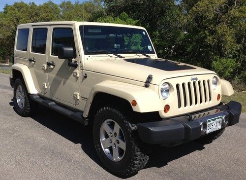 2011 jeep wrangler unlimited mojave desert edition + extra rims &amp; tires!