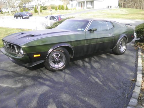 1973 mustang mach 1 original q code 351c-4v matching numbers 73 1971 71 72