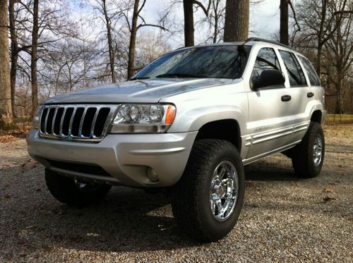 2004 jeep grand cherokee lifted lift nitto tires flowmaster exhaust clean!  4.7l