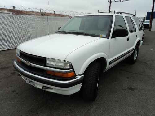 2001 chevrolet blazer ls sport utility 4-door 4.3l, no reserve