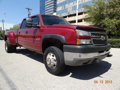 2006 chevy 3500 4x4 duramax diesel leather dvd moonroof bose sound fully loaded