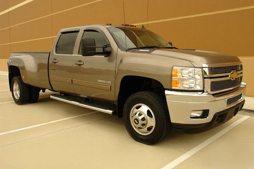 2012 chevy silverado 3500hd ltz plus crew cab drw 4wd heated/cooled seats camera