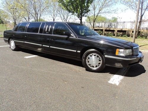 1999 cadillac deville strech limousine, loaded, rear a/c-heat 68950 actual miles