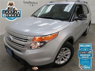 2012 explorer xlt 4wd heated leather rear camera carfax one owner finance 26995