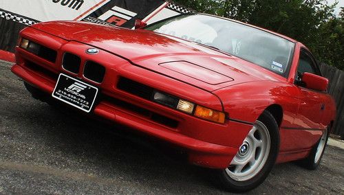 Bmw 850ci v12 coupe brilliant red low miles