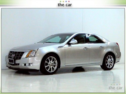 08 cts 3.6 di premium luxury collection nav pano xm htd/ac seats xenon new tires