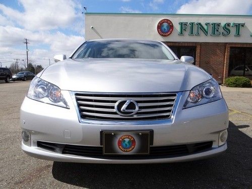 10 lexus es350 luxury heated cooled seats 1 owner silver ps leather