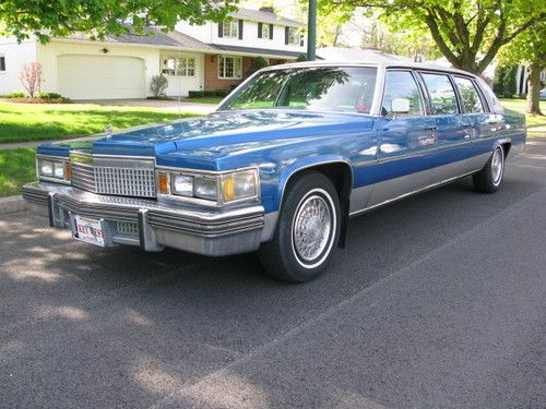 1979 cadillac deville 6 door limousine from florida
