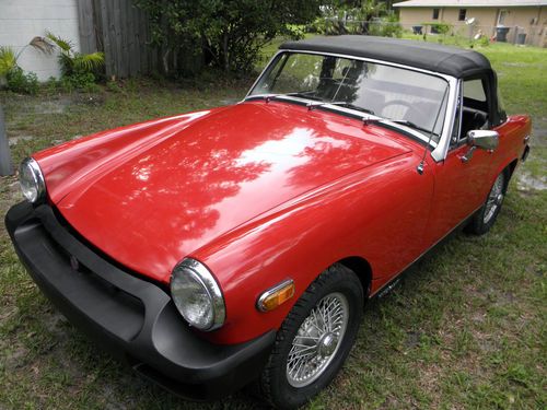 1971 mg midget wire wheels rebuilt engine microcar convertible runs great