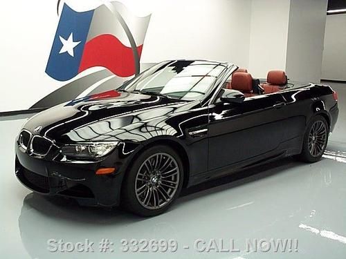 2010 bmw m3 convertible paddle shift red leather 29k mi texas direct auto