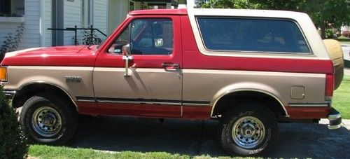 1988 ford bronco xlt sport utility 2-door 5.0l