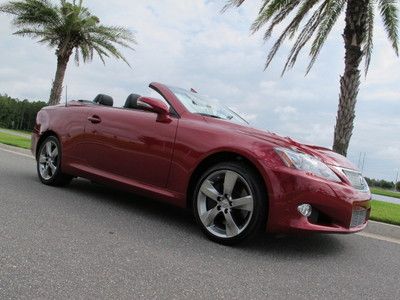 2010 lexus is 350c convertible sport coupe "one owner" beautiful car low mileage