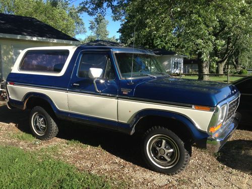 1979 ford bronco ranger xlt sport utility 2-door 5.8l