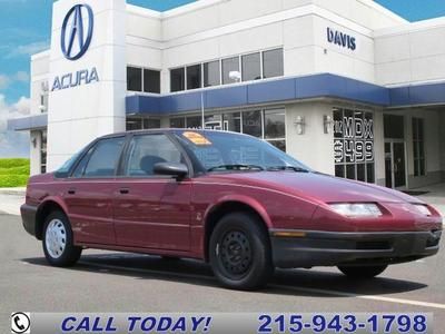 No reserve 1993 67415 miles sl1 auto great mpg clean carfax red gray cloth