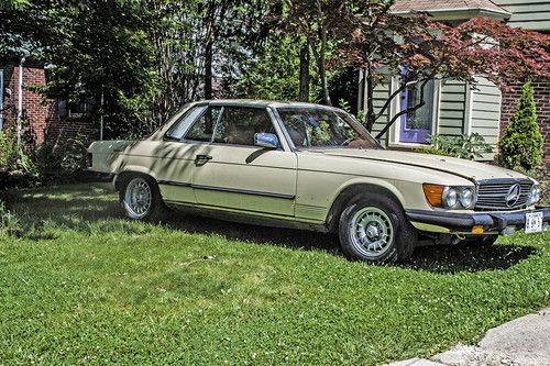 1979 classic mercedes slc v8!