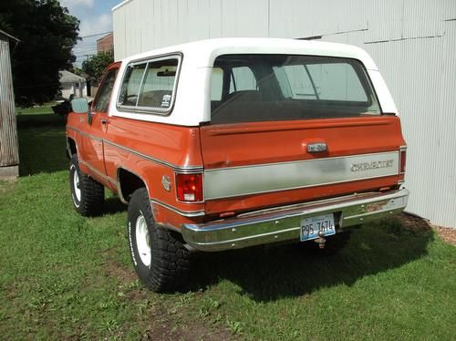 Buy used 1980 Chevy K-5 Blazer in Prophetstown, Illinois ...