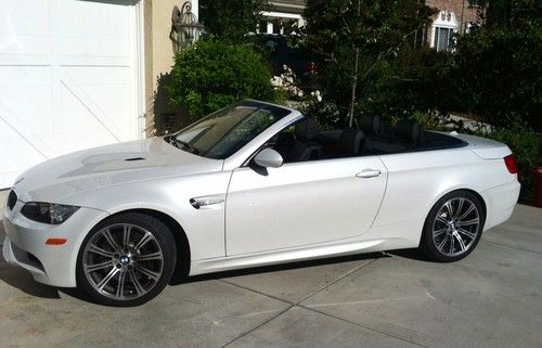 2012 bmw m3 mineral white convertible