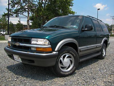 98 blazer lt 4x4 only 62k miles v6 beautiful leather cd homelink ac nj explorer