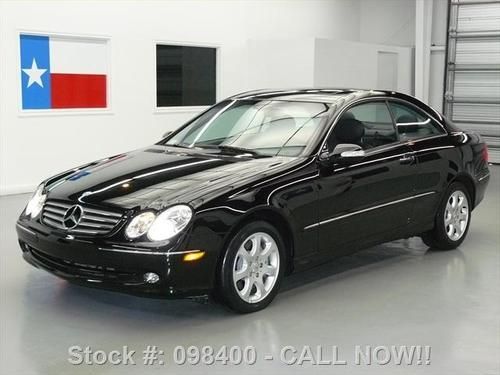 2004 mercedes-benz clk320 sunroof htd leather 25k miles texas direct auto