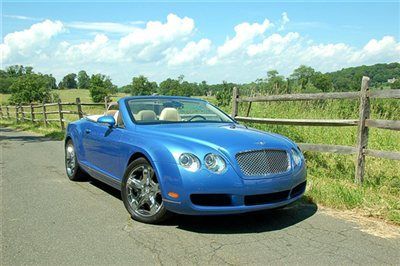 2009 bentley gtc in neptune blue with 7k miles flawless!!!!